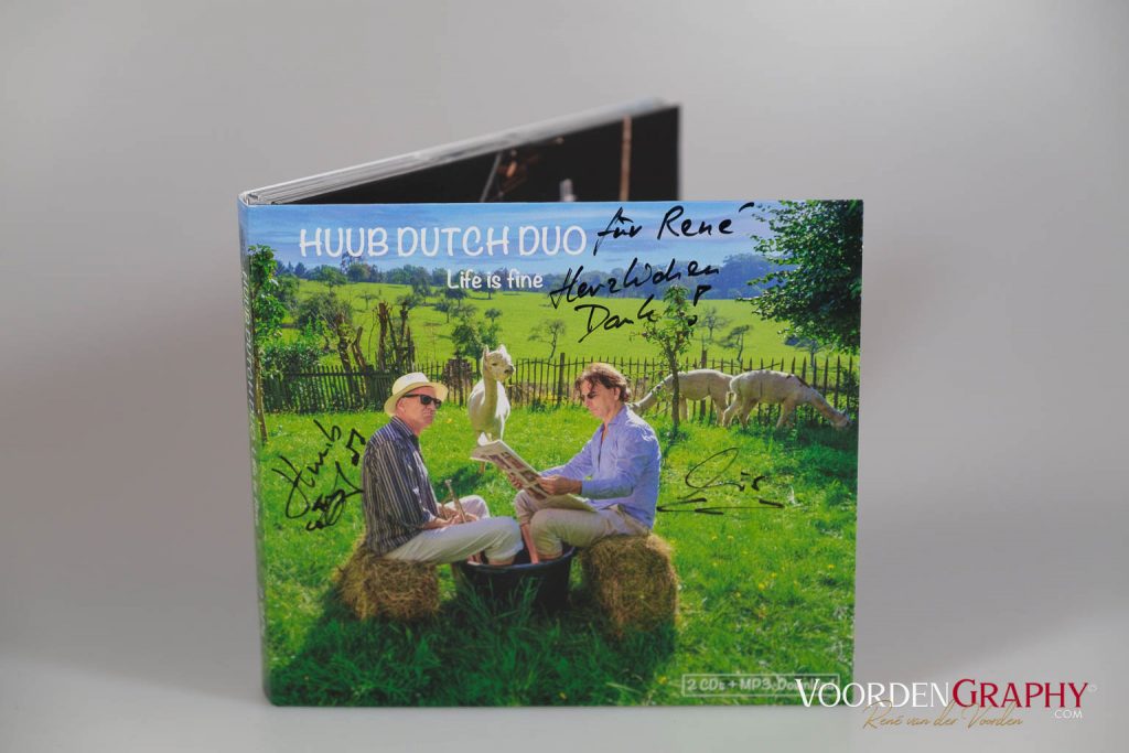 CD-Cover: Huub Dutch Duo "Life is fine"